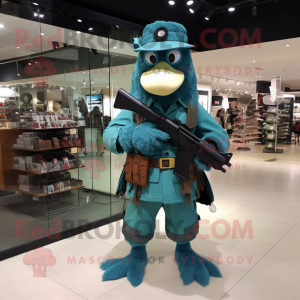 Teal Sniper mascotte...