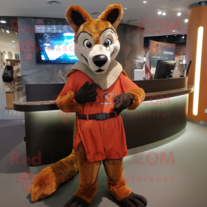 Rust Dingo mascotte kostuum...