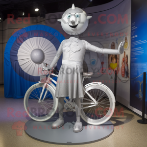 Silver Unicyclist maskot...