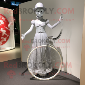 Silver Unicyclist maskot...