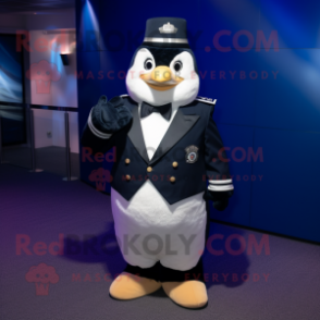 Navy Ice mascot costume character dressed with a Tuxedo and Cufflinks