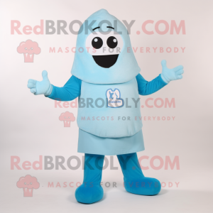 Sky Blue Ghost mascotte...