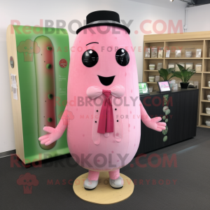 Pink Cucumber mascotte...