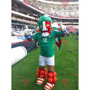 Mandlig maskot til supporter i farverne i Italien -