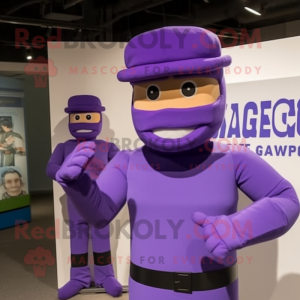 Lavendel Gi Joe maskot...