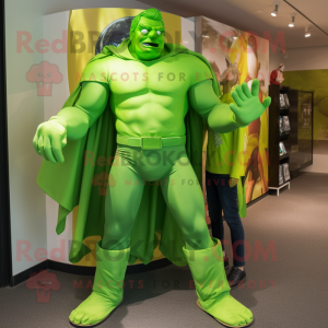 Lime Green Superhero...