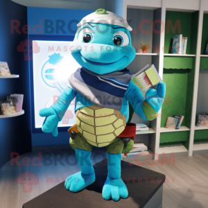 Cyan-Schildkröte...