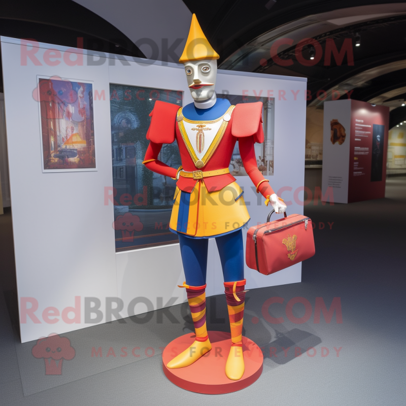 nan Swiss Guard mascot costume character dressed with a Yoga Pants and Handbags