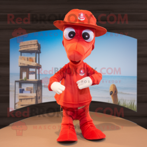 Red Sea Horse Maskottchen...