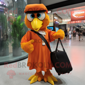 Orange Eagle mascotte...