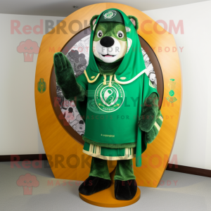 Forest Green Celtic Shield...