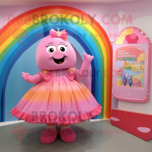 Pink Rainbow mascotte...