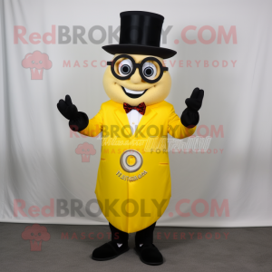 Yellow Ring Master maskot...