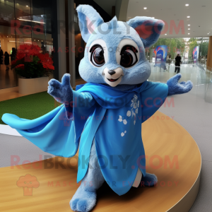 Blue Flying Squirrel maskot...