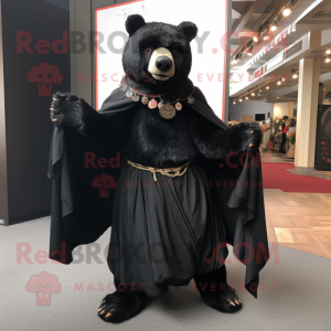 Black Bear maskot drakt...