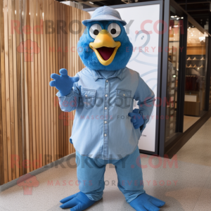 Blue Chicken mascotte...