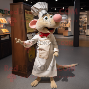 Beige Ratatouille mascotte...