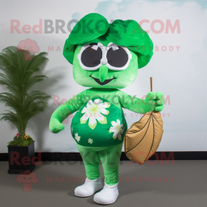 nan Bunch Of Shamrocks mascot costume character dressed with a Bikini and Clutch bags