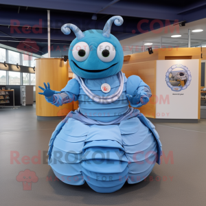 Sky Blue Trilobite mascotte...