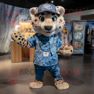 Blue Cheetah mascotte...