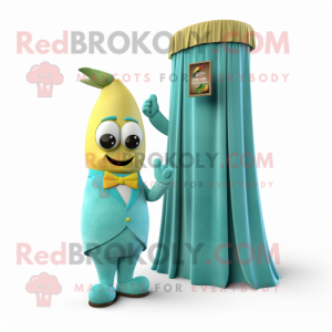 Postava maskota Teal Banana...