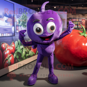 Purple Tomato mascotte...