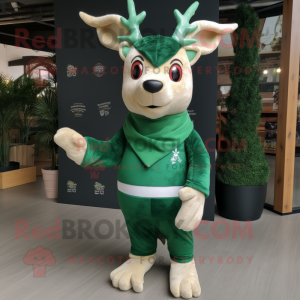 Green Deer mascotte kostuum...