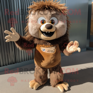 Brown Porcupine mascotte...