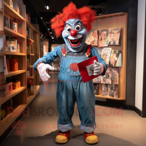 Red Evil Clown Maskottchen...