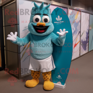 Teal Pineapple mascotte...