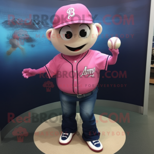 Rosa Baseball Ball maskot...