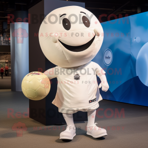 Cream Soccer Ball mascotte...