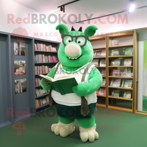 Green Sow maskot drakt...