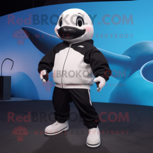 White Killer Whale maskot...