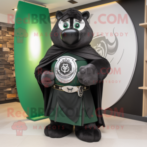 Sort Celtic Shield maskot...