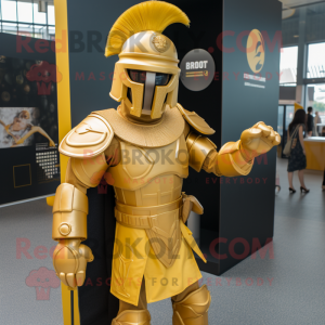 Goldene Spartan-Soldat...