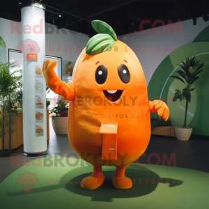 Orange Cucumber mascotte...