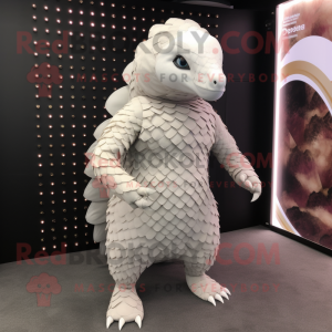 White Pangolin mascotte...