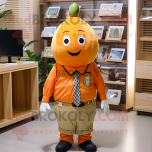 Postava maskota Orange Pear...