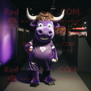 Purple Bull maskot drakt...