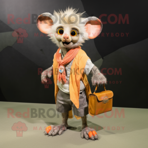 Peach Aye-Aye mascotte...