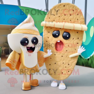 Cream Tacos maskot kostume...