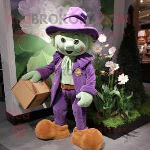 Lavendel Leprechaun maskot...