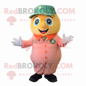 Peach Lemon maskot kostume...