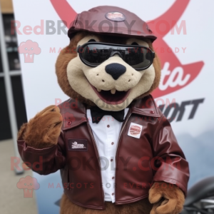 Maroon Marmot maskot...