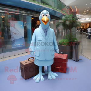 Sky Blue Gull mascotte...