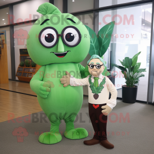 Green Beanstalk maskot...