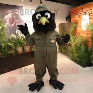 Olive Crow maskot kostyme...