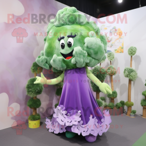 Lavendel Broccoli maskot...