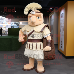 Kremfarget romersk soldat...